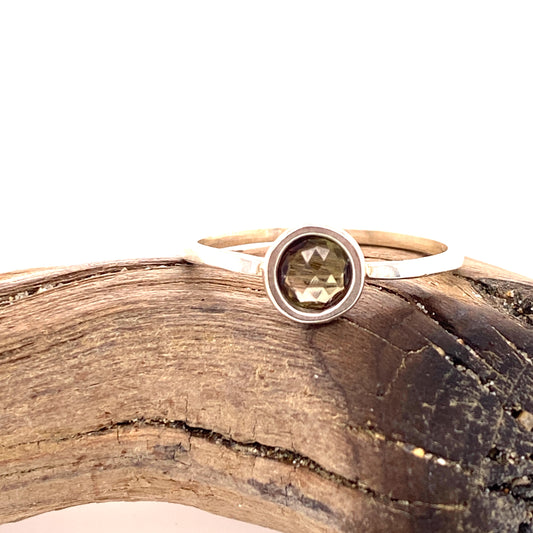 Sparkly Green Tourmaline Ring